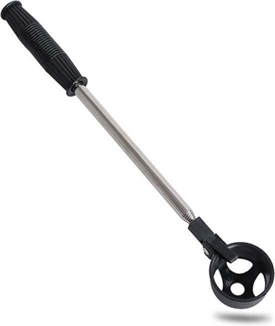 Xd Xtreme - golfballen hengel - golfbal retriever - rvs - compact - lichtgewicht - tot 217 centimeter uitschuifbaar - zwart van Merkloos