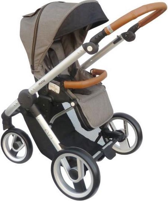 XQC - Mutsy EVO - Hoes voor Kinderwagen Duwstang - Cover voor Veiligheidsbeugel - Cognac van XQC