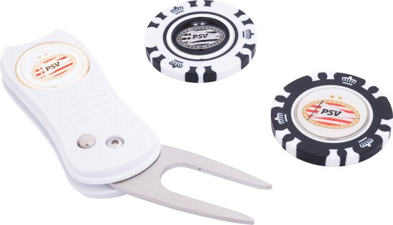 XQMax - PSV Golf Set - Pitchfork Met 2 Ball Markers van XQMax