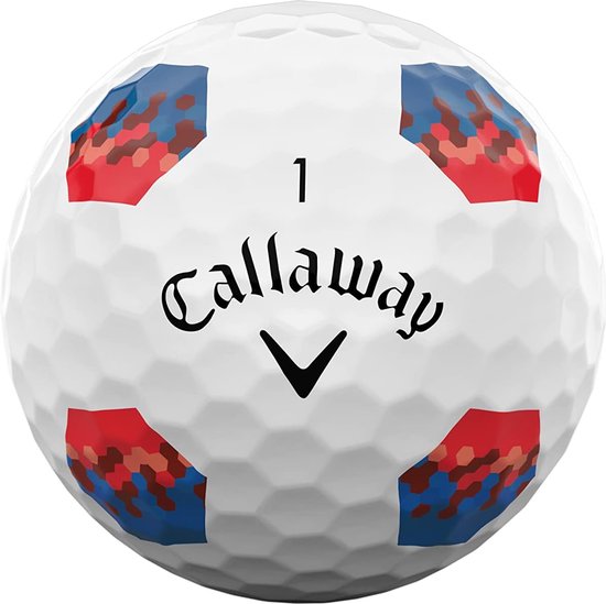Zachte Golfballen - Truvis Ballen - Golf Spelen - Verbeterde Uitlijning - 12 Stuks - Wit Rood