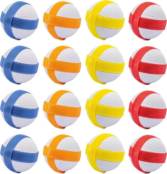 Zachte Golfballen voor Oefenen binnen en Buiten met Opbergtas - 16 Stuks van Merkloos