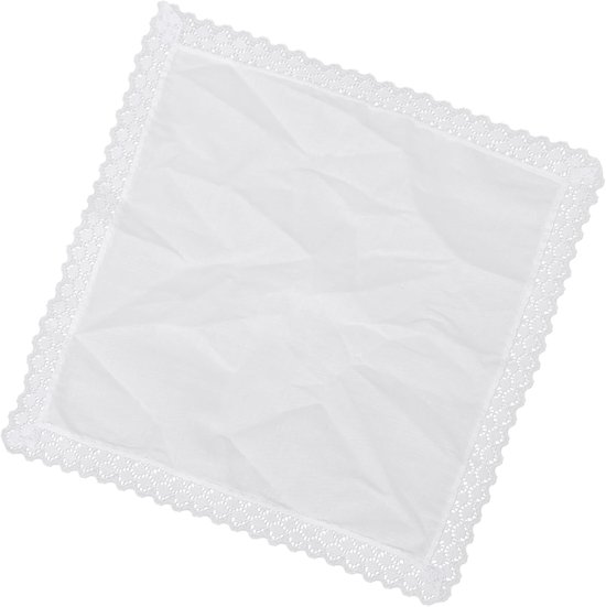 Zakdoek Katoen - Zweetdoek - Sport en Outdoor - Hoge Absorptie - 23 x 25 cm - Wit