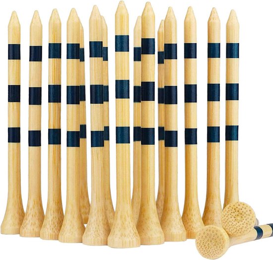 Zeynomax - Golf Tees van hout en bamboe in de kleur geel voor golfers met minimaal 2 extra zoekwoorden. van Zeynomax