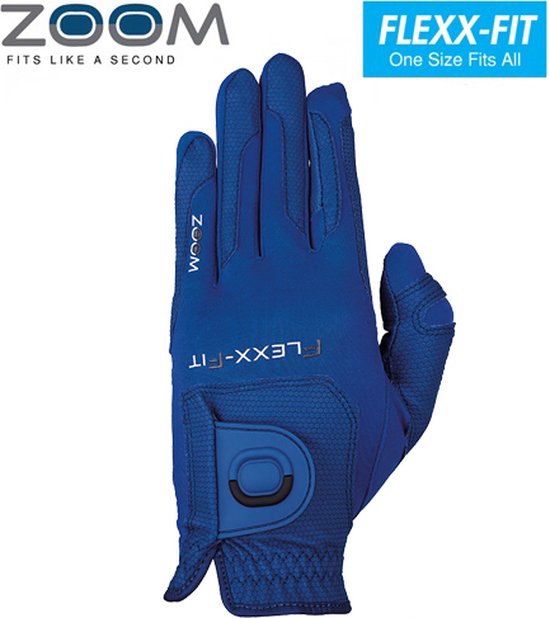 Zoom One Size Fits All Dames Golfhandschoen, blauw van Zoom