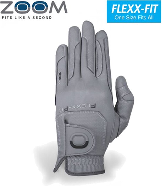 Zoom One Size Fits All Dames Golfhandschoen, grijs van Zoom