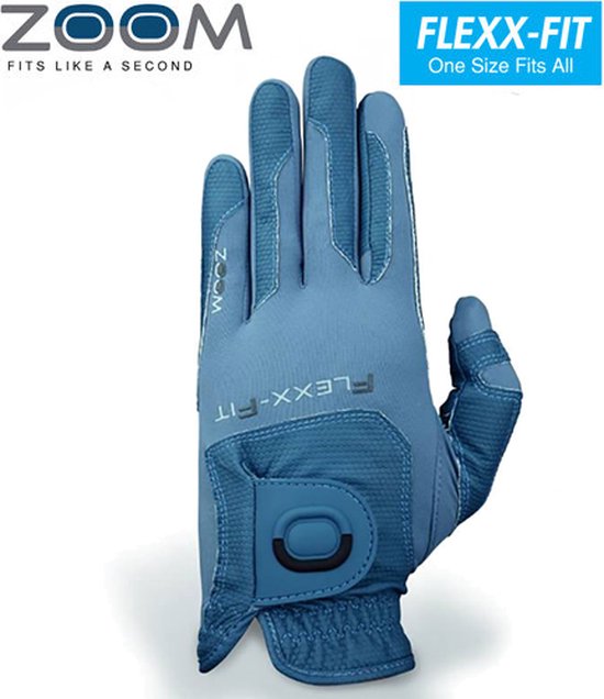 Zoom One Size Fits All Dames Golfhandschoen, turquoise van Zoom