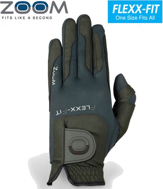 Zoom One Size Fits All golfhandschoen, antraciet van Zoom