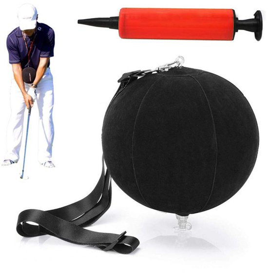 Zwart Golf Swing Trainer - Smart Bal Houdingscorrecteur - Positie Hulpmiddel - Golf Accessoires voor Oefening